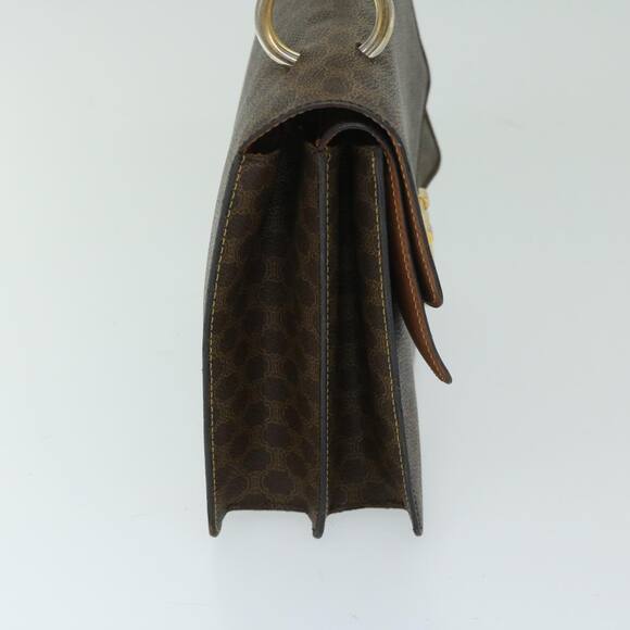 CELINE Macadam Canvas Hand Bag Pvc Brown - Picture 5 of 16